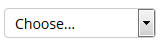 Choose drop down menu