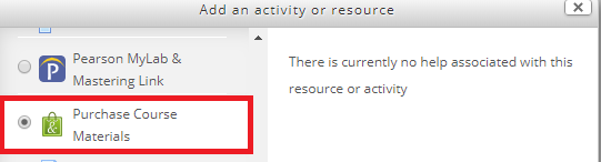 purchase course materials