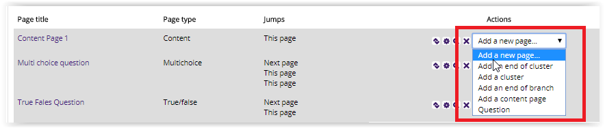 adding lesson content