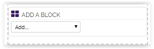 add blocks menu
