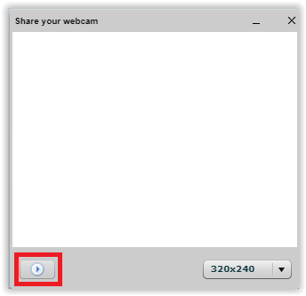 start sharing button for bigbluebutton video