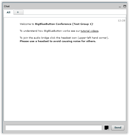 bigbluebutton chat menu