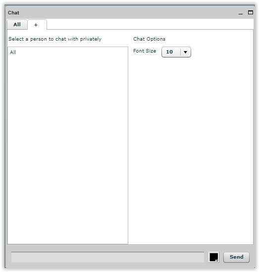 chatting with individual in bigbluebutton