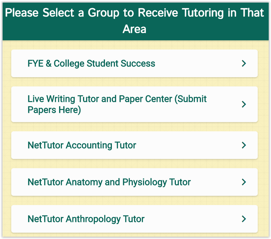 CAS tutoring page