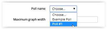 selecting new poll