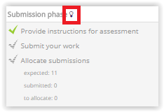 switching to the submission phase