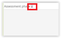 advancing to the assessment phase