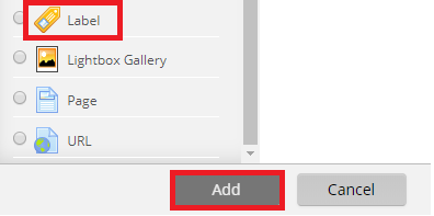 Label Button