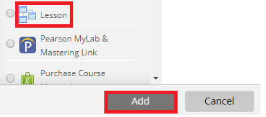 Lesson Button