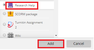 Research Button