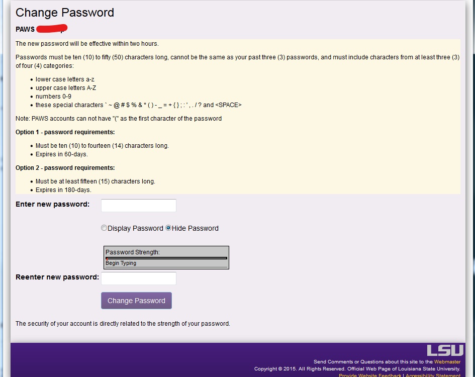 updated "forgot password"