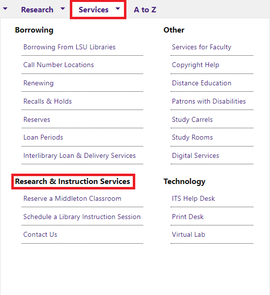 Lsu Libraries Instruction Services Grok Knowledge Base