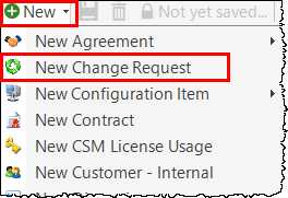 Create a New Standard Change
