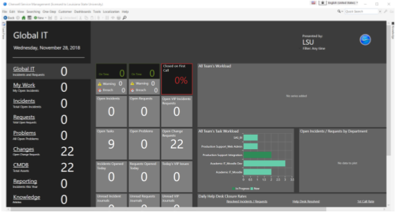 Once updated, the client will return to Main Window
