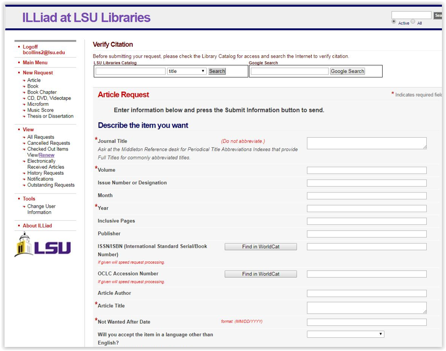 interlibrary loan request form