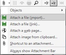 attach document