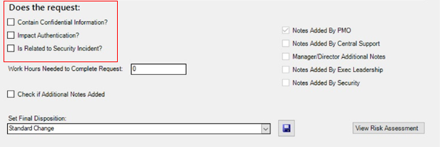 security review options