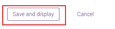 Save and display