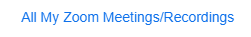 all my zoom meetings tab
