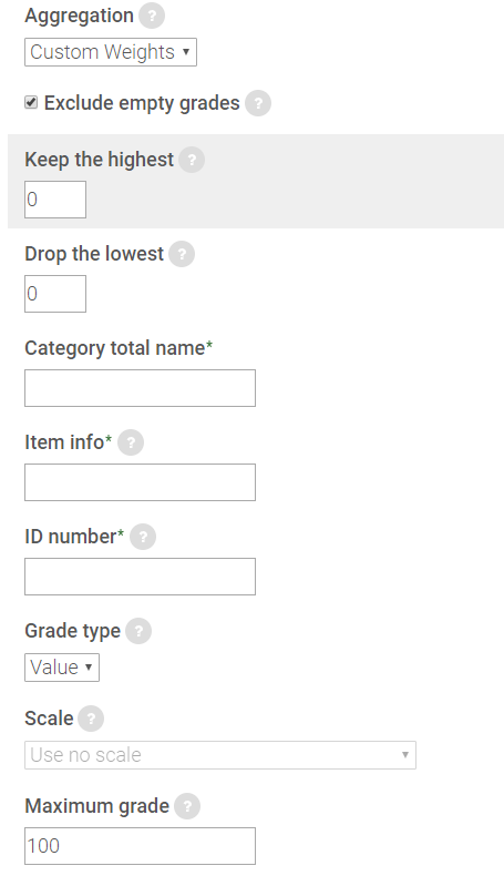 grade values SNAP