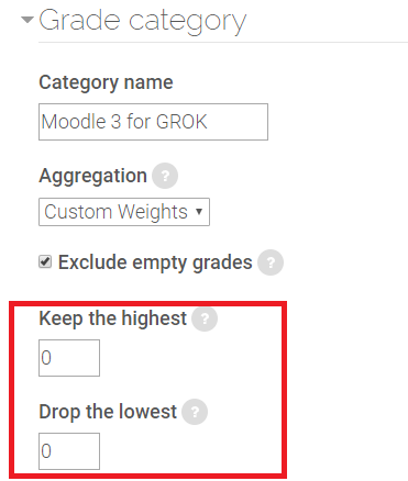 keep/drop grades in SNAP