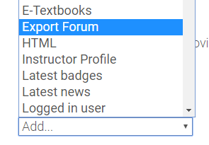 export forum select SNAP