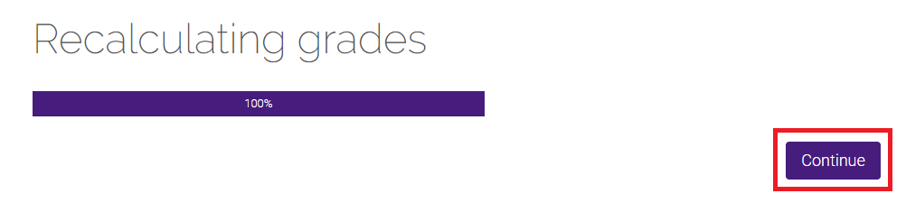 Recalculating Grades Continue