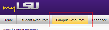 campus resources tab