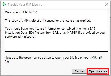 sas jmp 11 serial number