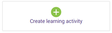 SNAP create activity select