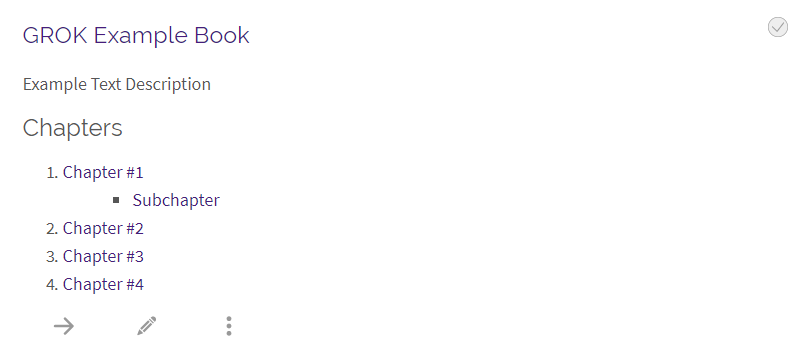 GROK example book updated with subchapter