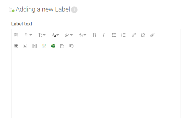 label text description box