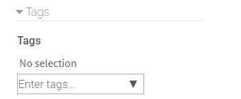 tag settings for label resources