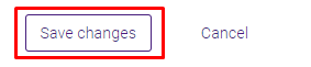 Save changes button