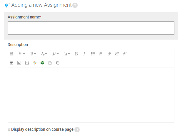 add name and description boxes