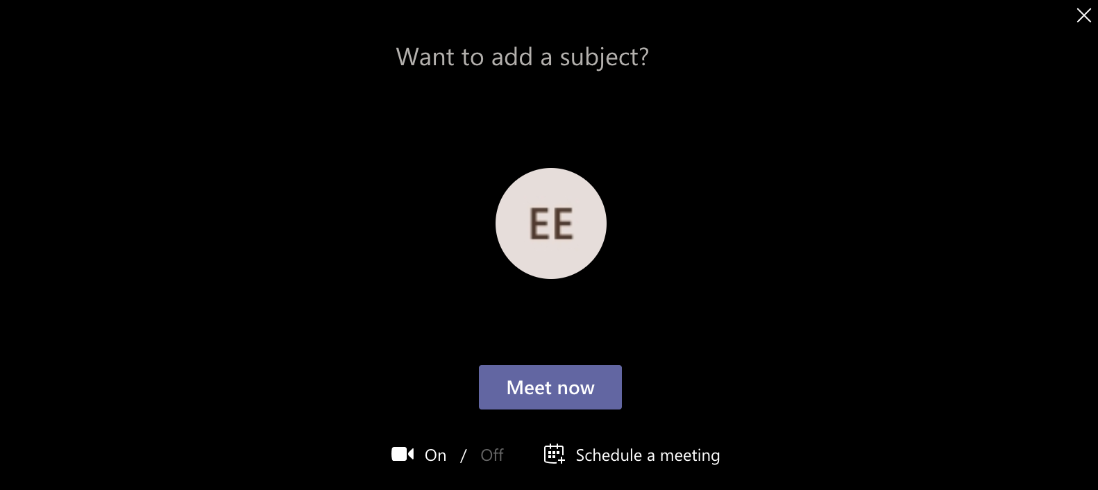 add subject and join meeting