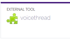 VoiceThread puzzle piece button to click