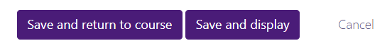 Save Buttons