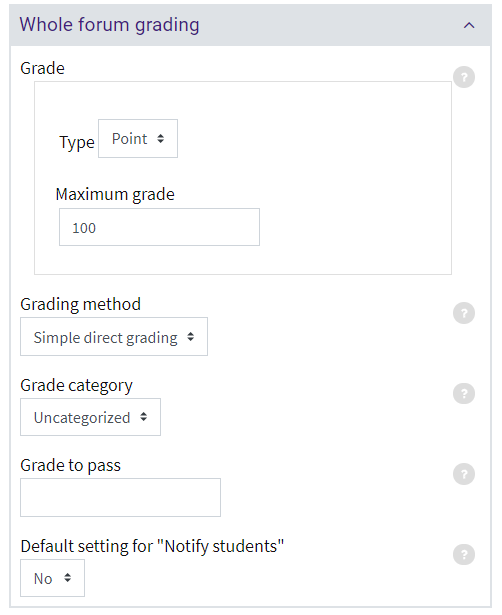 Moodle: How to Create Custom Grade Scales (Letter Grade)? - GROK Knowledge  Base