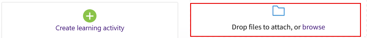 Drop files to attach or browse