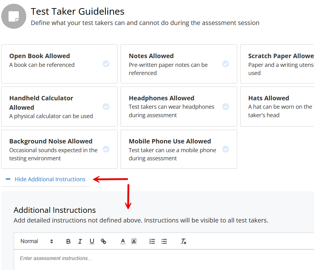 HL 3p exam Test Taker Guidelines