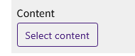 Select content button