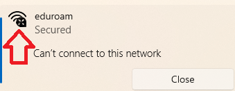 can't connect error in windows