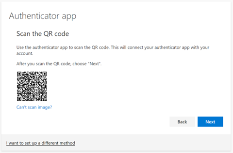 scan the provided QR code with your phone